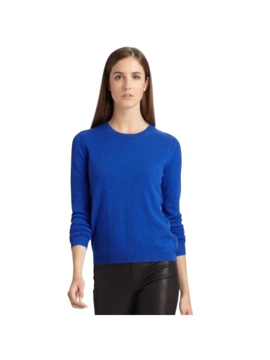 J.Crew Sweaters - J.Crew With Cashmere Royal Blue Crewneck Pullover Sweater Size XS